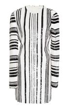 Semsem M'o Exclusive Rafah Striped Sequin Dress