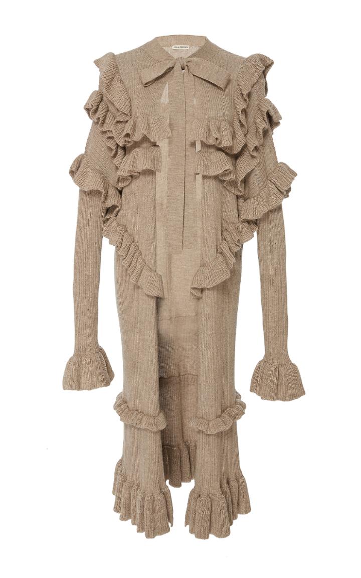 Ulla Johnson Briony Ruffle Knits Cape