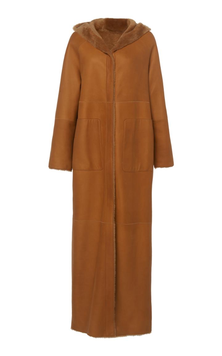 Akris Esha Reversible Shearling Coat