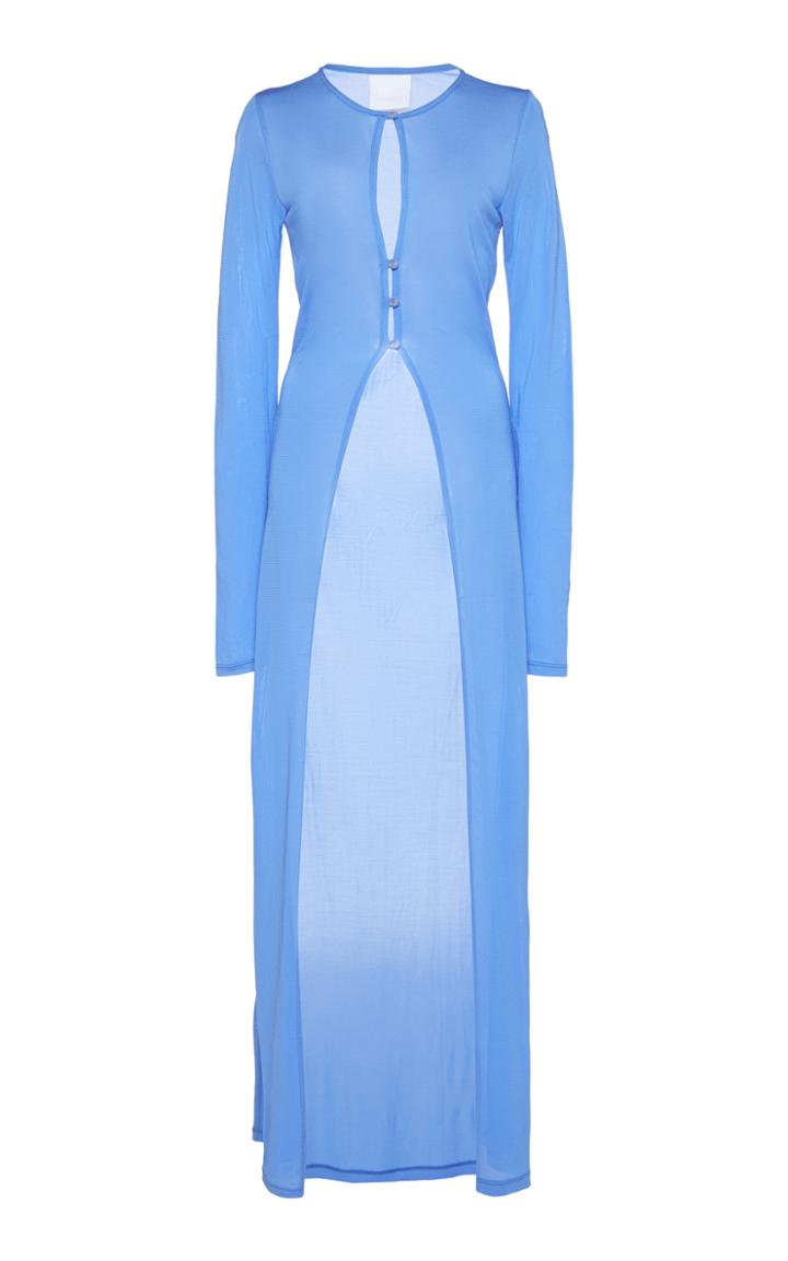Moda Operandi Paris Georgia Long Lined Button Down 'knit Cardigan