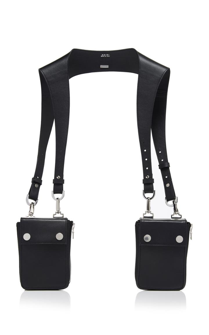 Amiri Leather Harness Bag