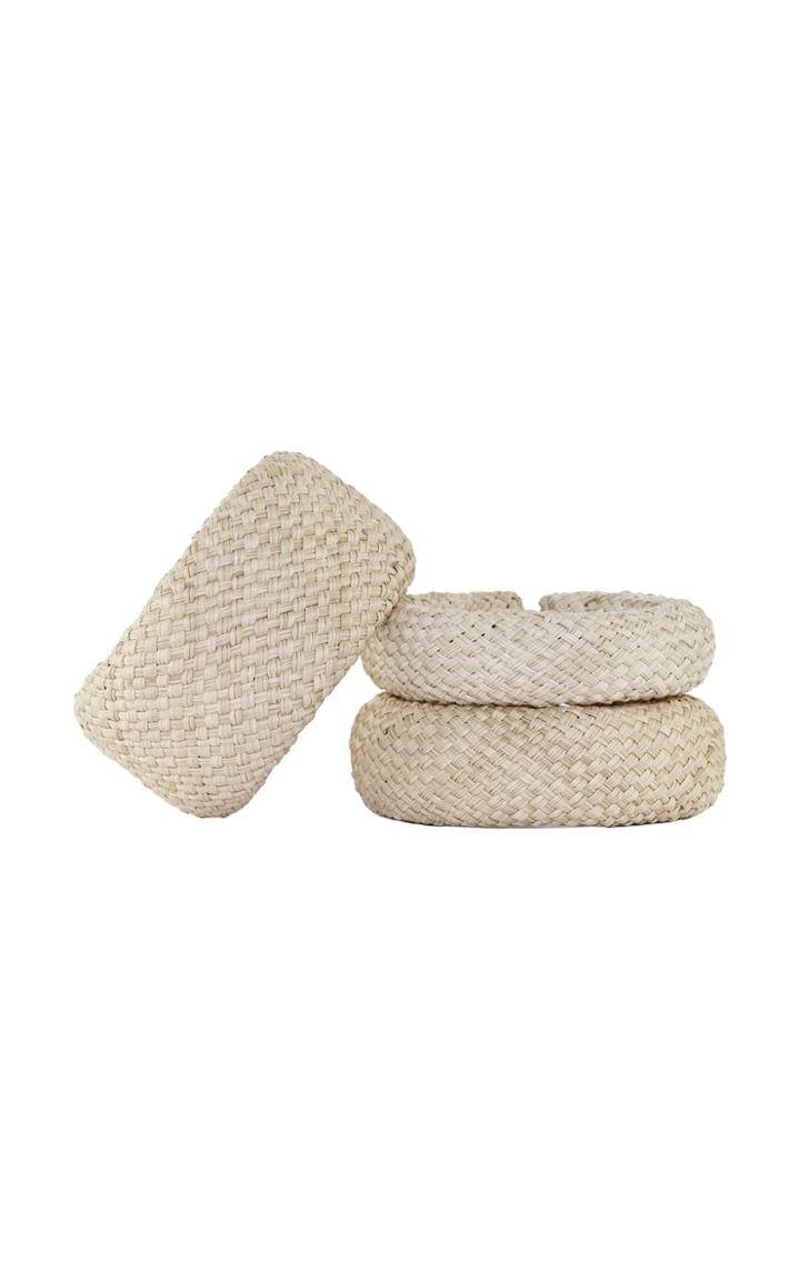 Moda Operandi Johanna Ortiz Dynamic Culture Palm Of Iraca Bracelet Set