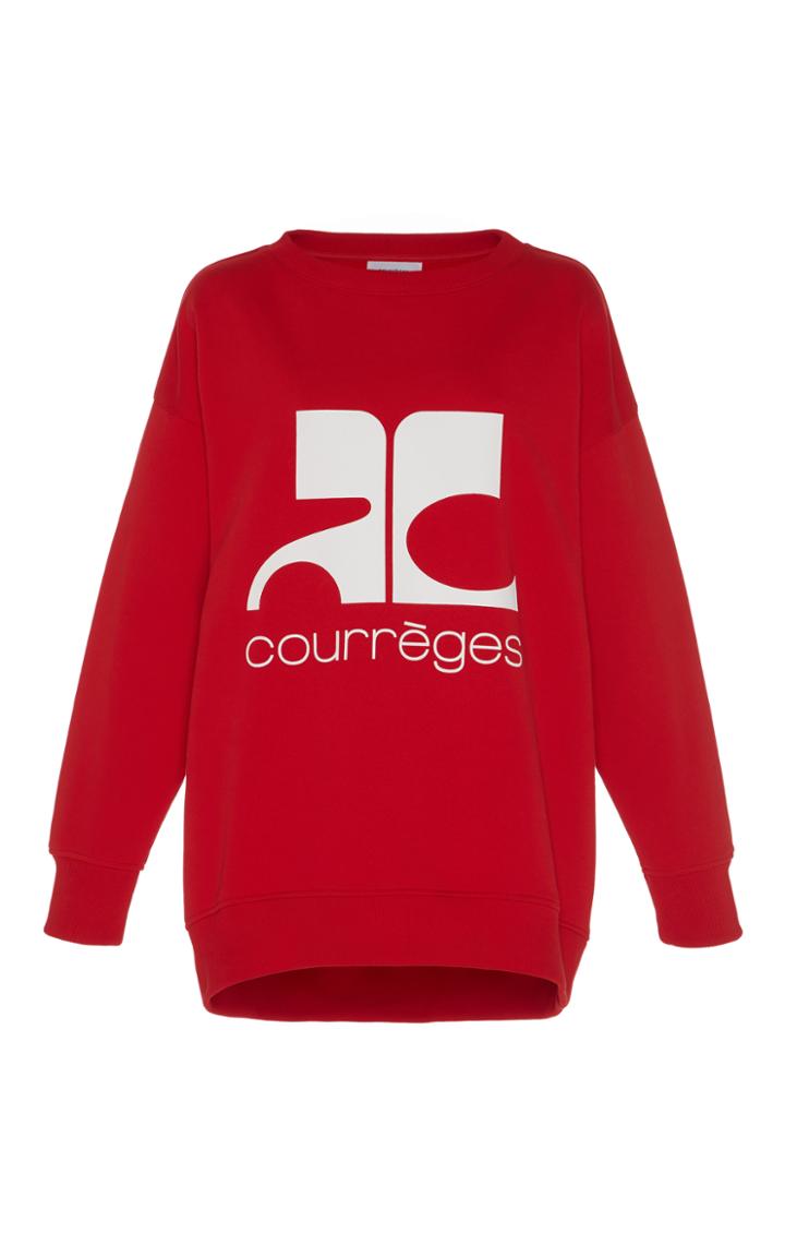 Courrges Oversized Sweatshirt