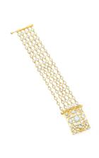 Munnu The Gem Palace Aquamarine Flower Bracelet