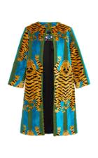 Moda Operandi Libertine Jokhang Tiger A-line Coat Size: Xs