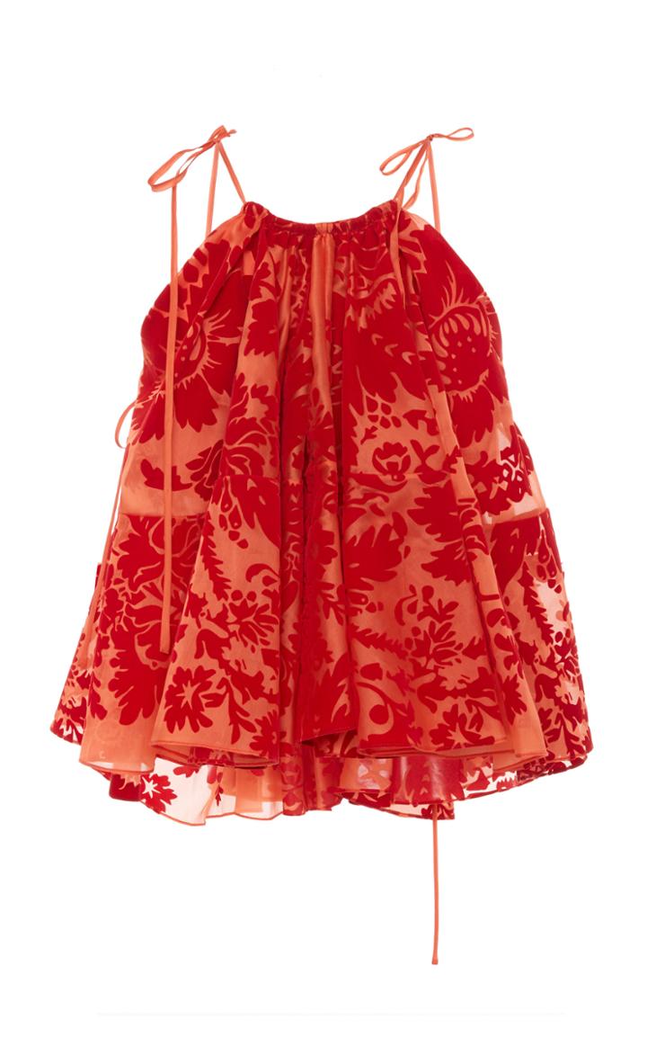 Rosie Assoulin Puffy V Side Top