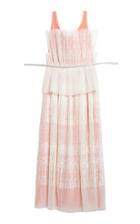 Saptodjojokartiko Parchment Coral Pleated Dress