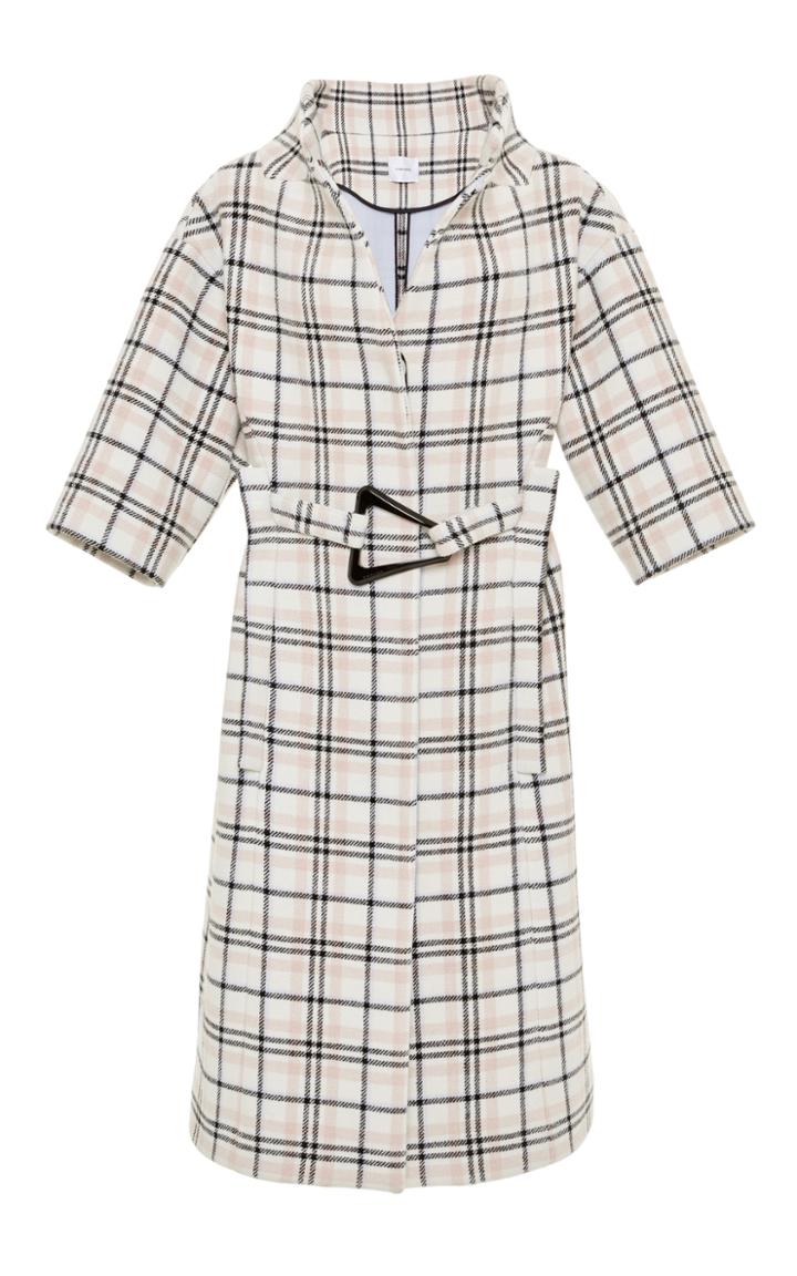 Carven Off The Shoulder Belted Coat
