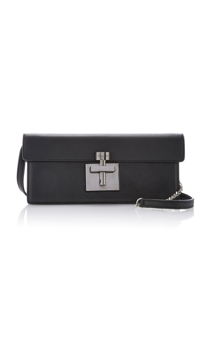 Oscar De La Renta New Alibi Leather Clutch