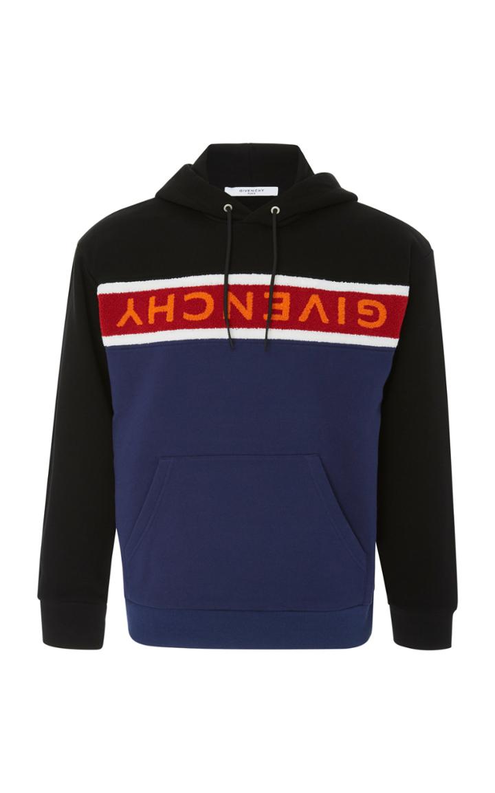 Givenchy Upside Down Logo Cotton Hoodie