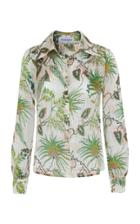 Adriana Iglesias Marianne Printed Chiffon Shirt