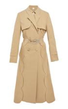 Huishan Zhang Bo Scallop Trench Coat