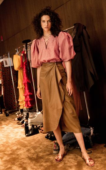 Johanna Ortiz Acclaimed Protagonist High-rise Leather Skirt