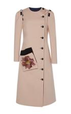 Christopher Kane Reversible Gabardine Cotton Coat