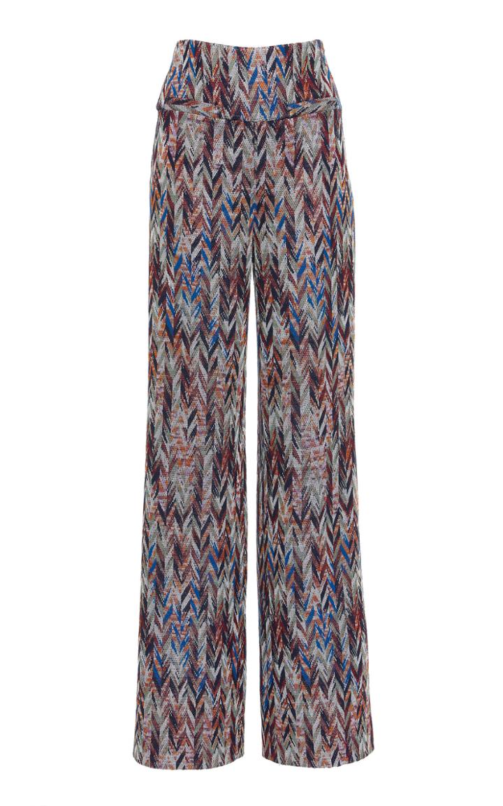 Missoni Printed Knit Wide-leg Pants