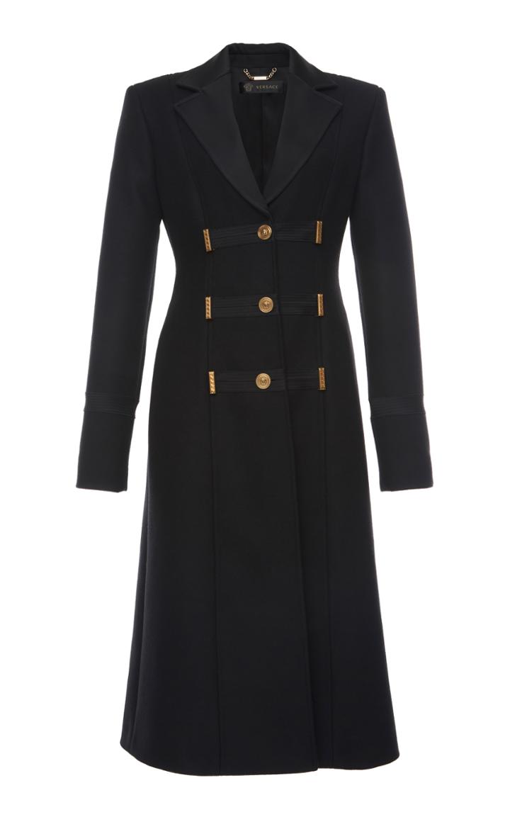 Versace Double Wool Cloth Coat