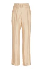 Sally Lapointe Belted Silk Pants