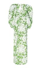 Rosie Assoulin Leg Of Mutton Patterned Silk Dress