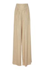 Christian Siriano Alabaster Wide-leg Trousers