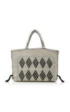 Antonello Large Capriccioli Rombi Woven Tote Bag