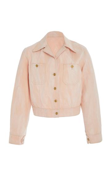 B Sides Cropped Denim Jacket