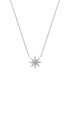 Colette Jewelry Single Star 18k White Gold And Diamond Pendant