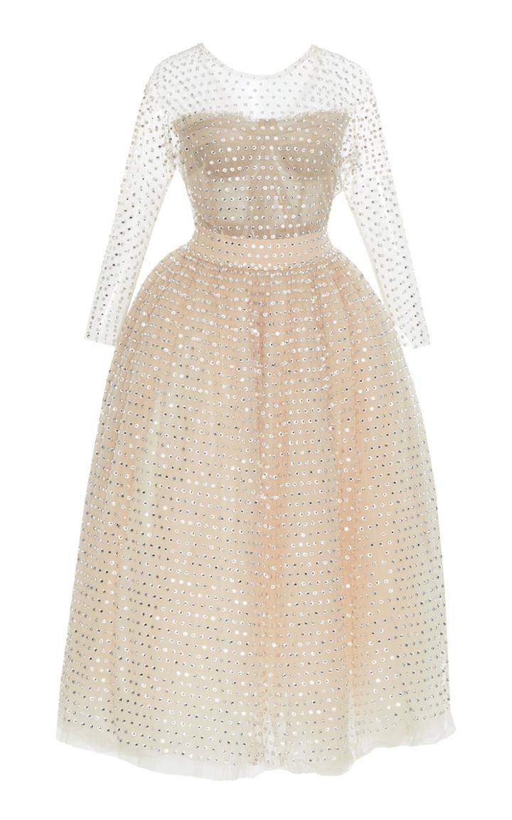 Dolce & Gabbana Embellished Tea Length Dress