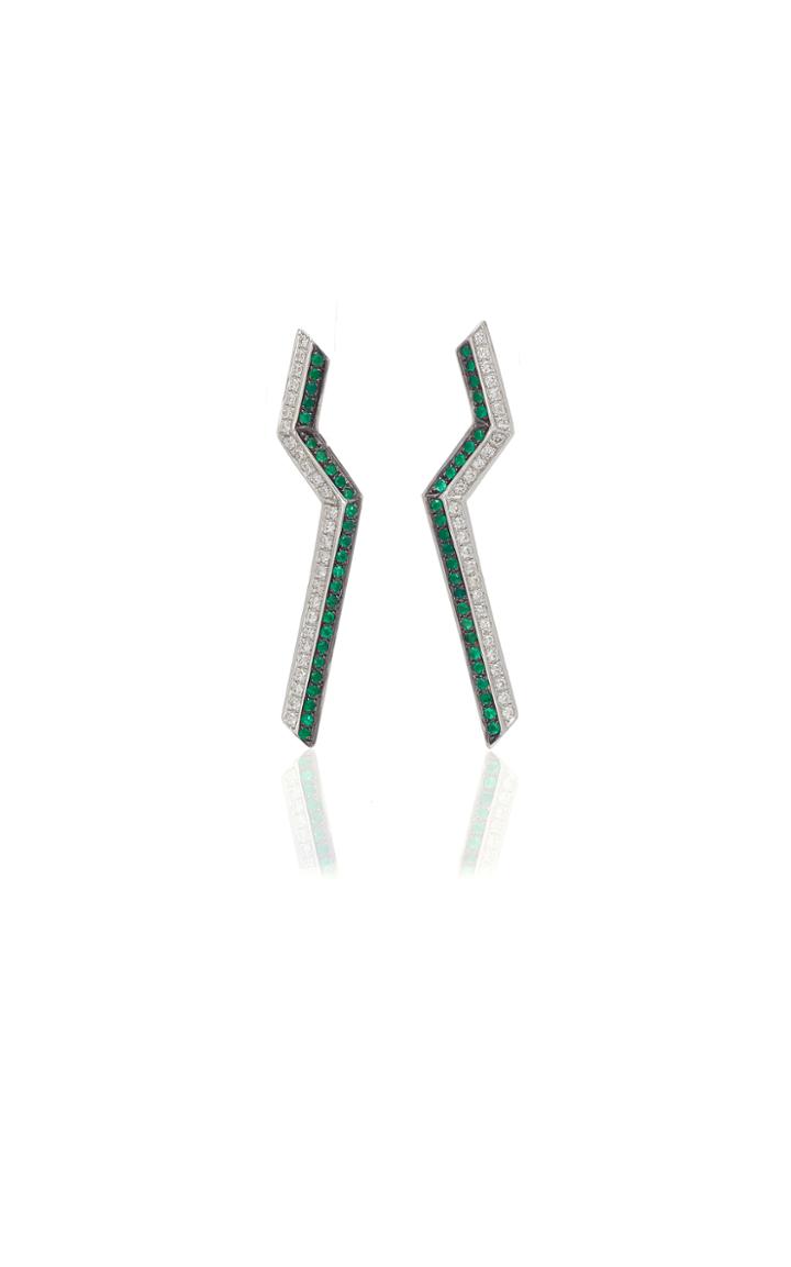 Ralph Masri M'o Exclusive Emerald Z Earrings