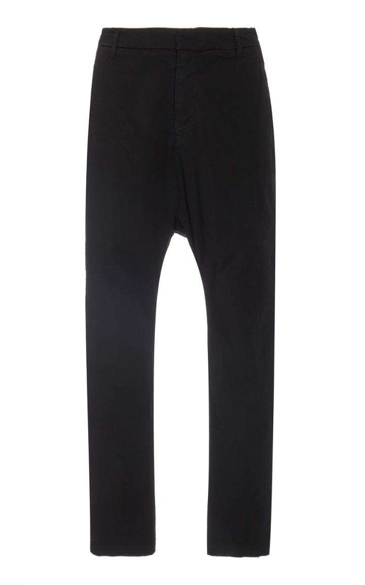 Nili Lotan Paris Stretch-cotton Straight-leg Pants