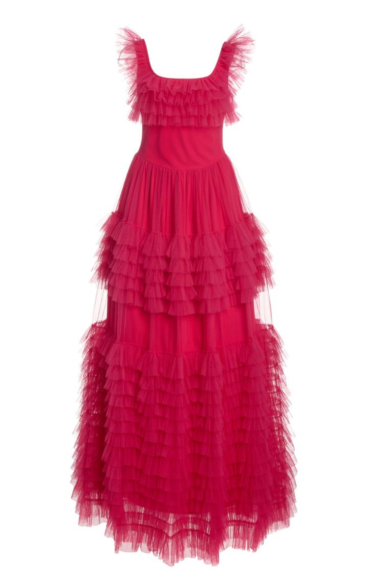 Moda Operandi Molly Goddard Fee Ruffled Tulle Maxi Dress
