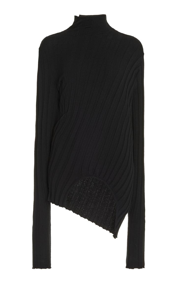 Moda Operandi Boyarovskaya Asymmetric Ribbed Sweater