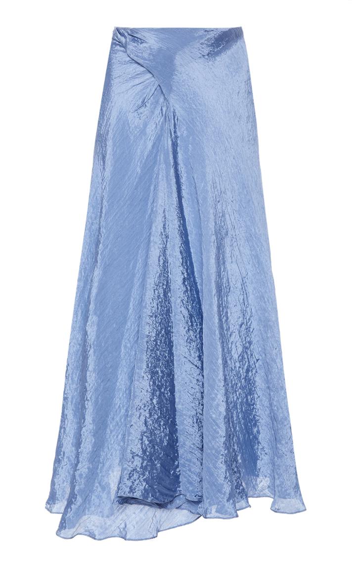 Moda Operandi Vince Textured Drape Maxi Skirt Size: 00