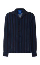 Simon Miller Beni Striped Cotton-blend Button-up Shirt