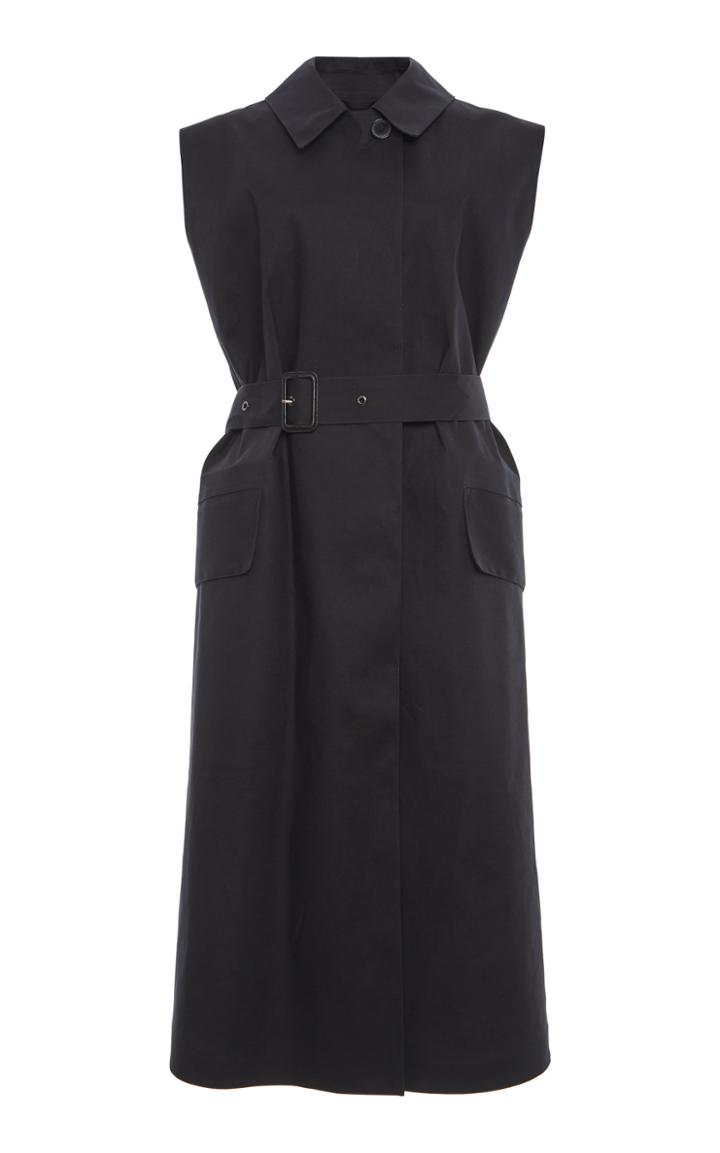 Moda Operandi Cecilie Bahnsen Haven Belted Cotton-blend Wrap Vest