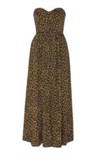 Mara Hoffman Mercedes Cotton Animal-print Jumpsuit
