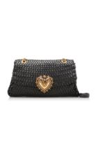 Moda Operandi Dolce & Gabbana Devotion Crystal Heart Nappa Leather Shoulder Bag