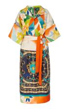 Rianna + Nina Exclusive One Of A Kind Vibrant Silk Dress