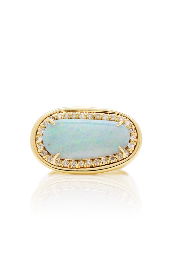 Kimberly Mcdonald One-of-a-kind Crystal Opal Dome Ring