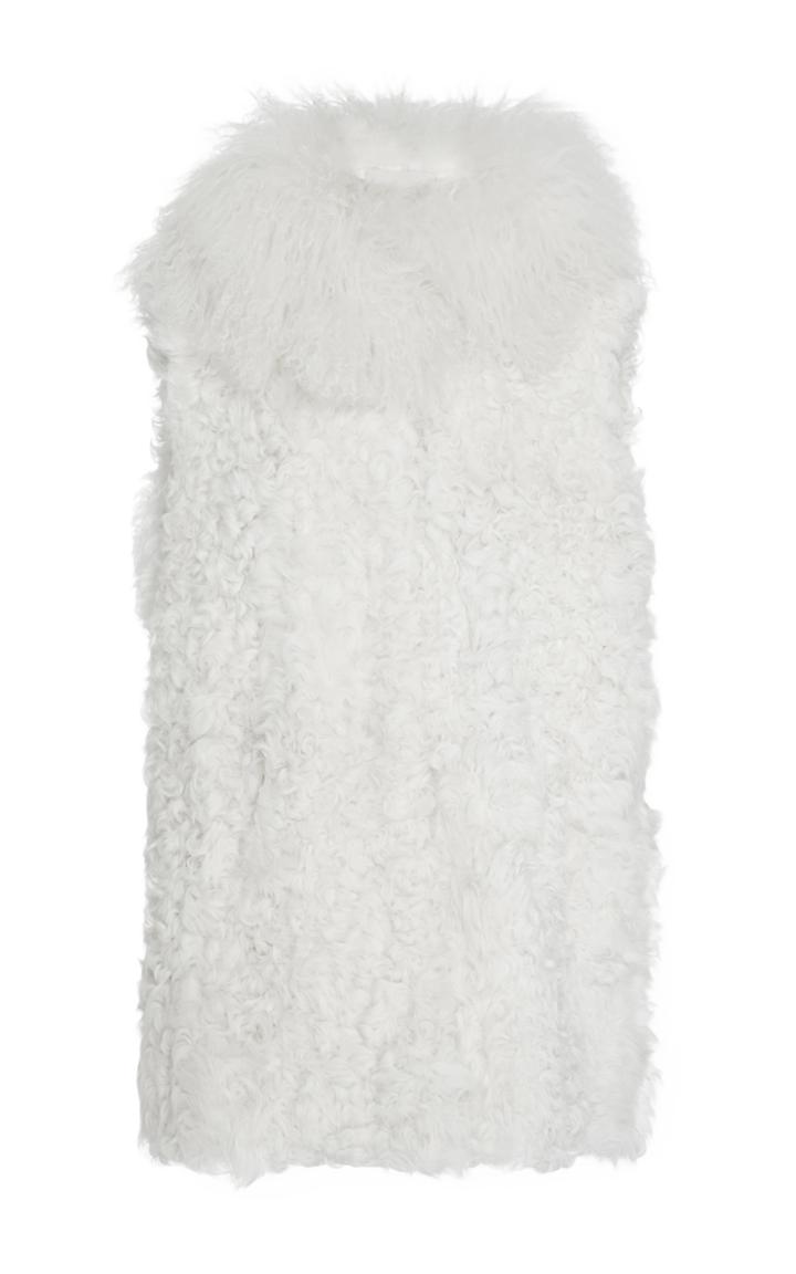 Monse Shearling Hooded Vest