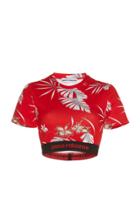 Paco Rabanne Printed Crop Top