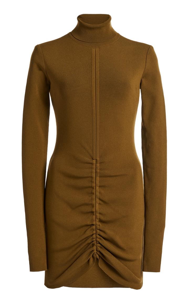 Moda Operandi Zeynep Aray Ruched Knit Mini Dress