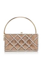Rosantica Garofano Crystal-embellished Brass Bag