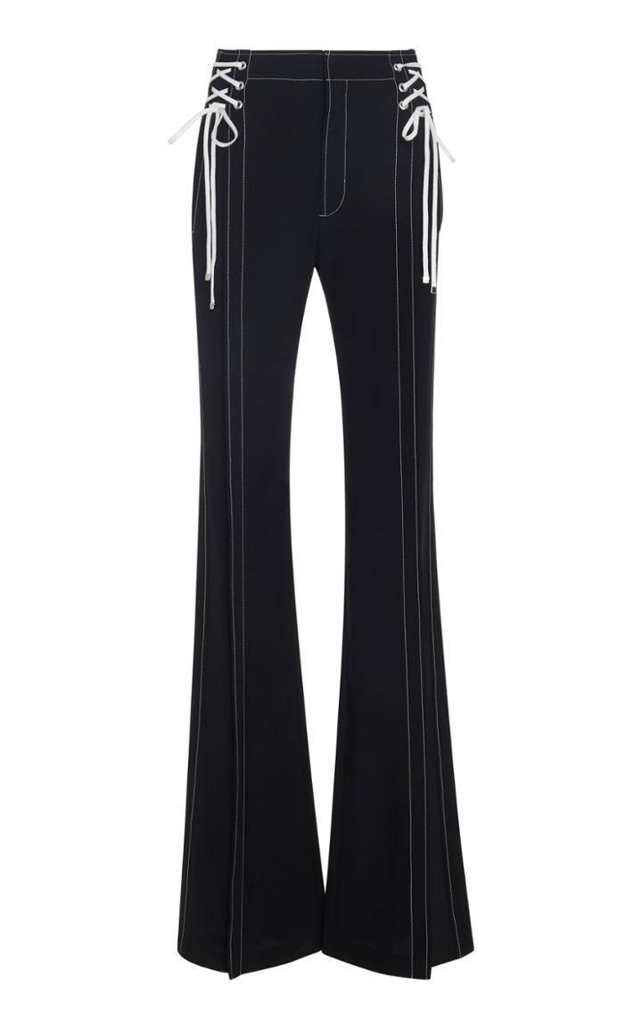 Adeam Lace Up Bootleg Trouser