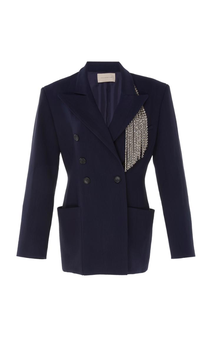 Christopher Kane Crystal Embellished Blazer