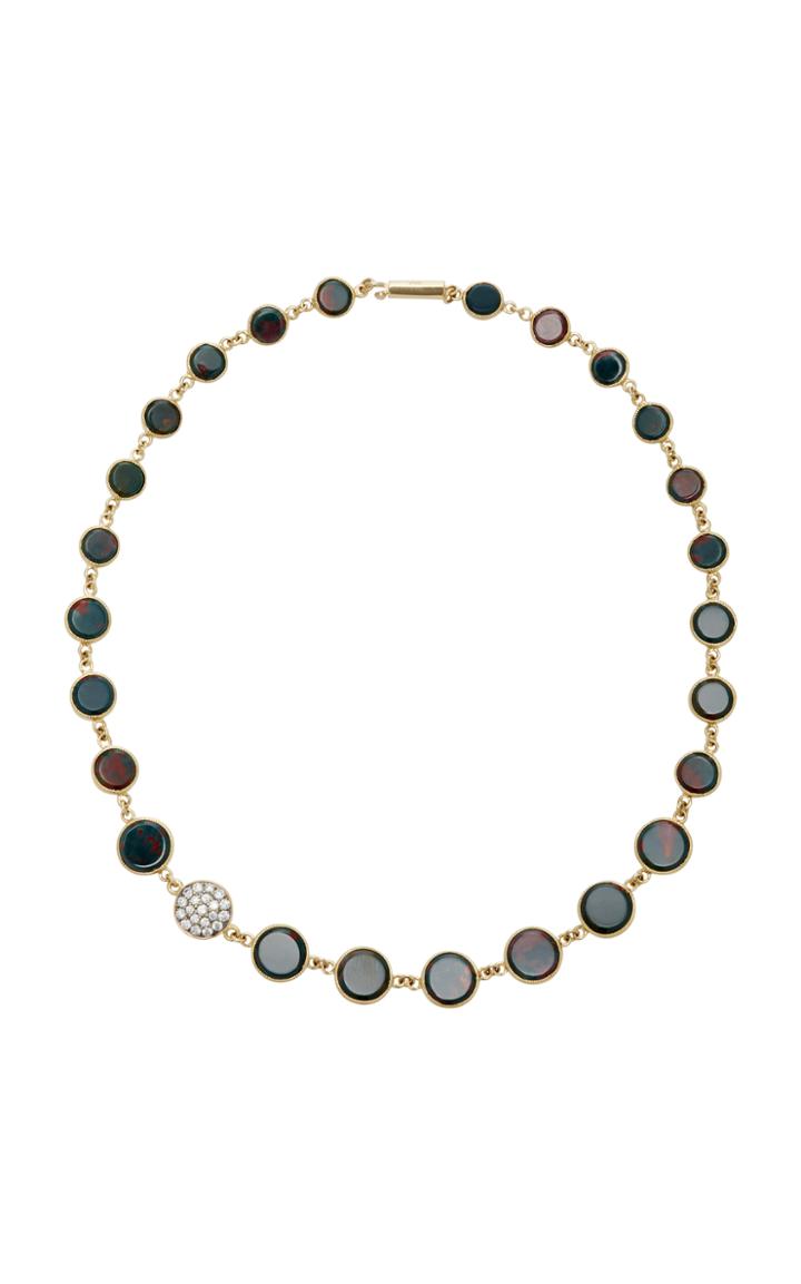 Sylva & Cie Bloodstone Choker Necklace