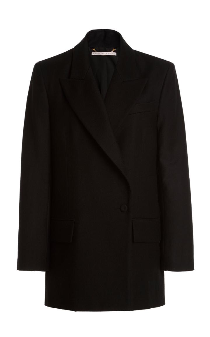 Moda Operandi Emilia Wickstead Mallory Oversized Cady Blazer