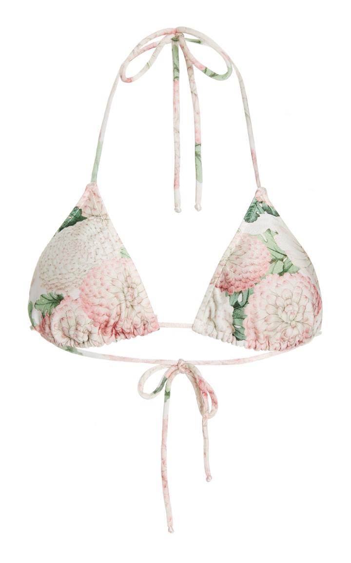 Adriana Degreas Dahlia Knotted Printed Bikini Set