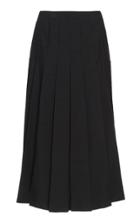 Olivier Theyskens Tiago A-line Pleated Wool Skirt