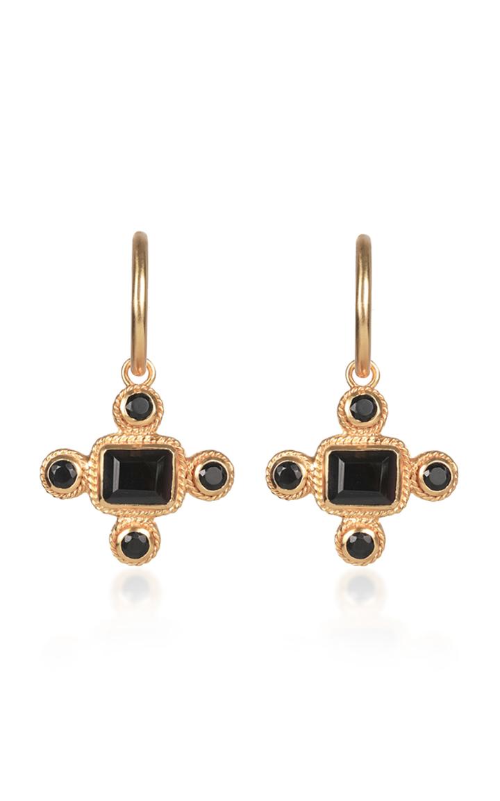 Valre Violetta Gold-plated And Black Onyx Earrings