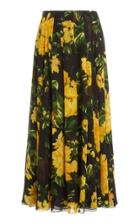 Moda Operandi Carolina Herrera High-rise Floral Print Skirt